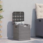 vidaXL Opbergbox voor in de tuin 90 L bruin, Verzenden, Nieuw