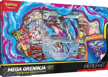 Pokémon Mega Evolution Mega Greninja EX Premium Collection, Ophalen of Verzenden, Nieuw