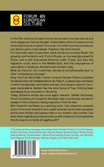 An independent mind / Forum on European Culture, Boeken, Verzenden, Zo goed als nieuw, Yoeri Albrecht