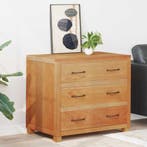 vidaXL Kast met lade met opslag Bruin Bewerkt hout, Verzenden, Nieuw