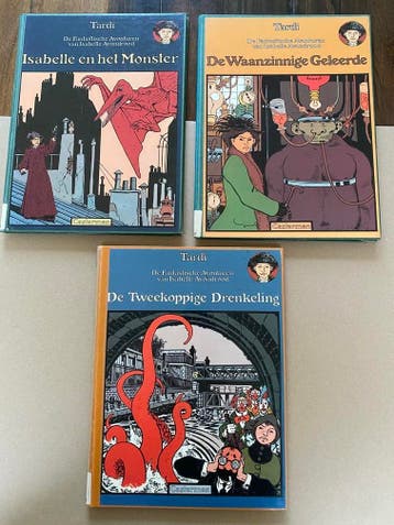 Jacques Tardi - 3 Albums Isabelle Avondrood, Boeken, Meerdere stripboeken, Verzenden, Gelezen