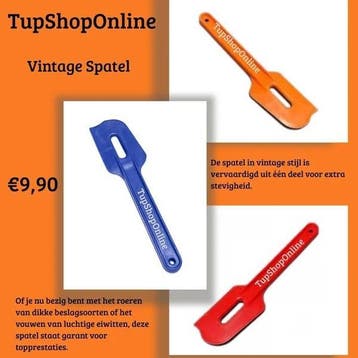Tupperware Vintage Spatel Roze Blauw Rood of Oranje, Verzenden, Nieuw