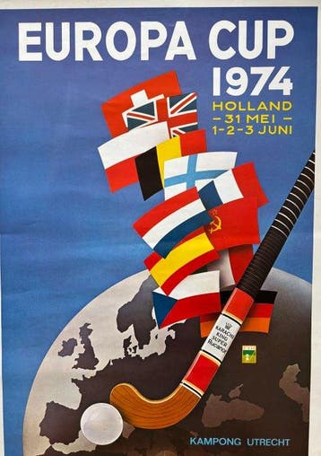Hockey - Europa Cup 1974 Holland Kampong Utrecht – Manifesto