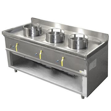 Wokfornuis | ASIA I | Gas | 3 Branders (3x 20/25/35kW) |, Verzenden, Nieuw in verpakking