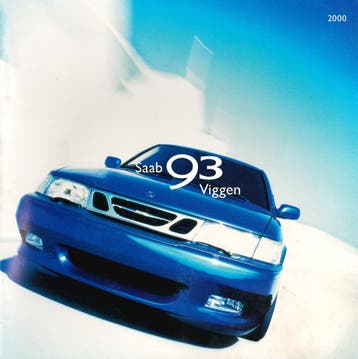 2000 Saab Viggen brochures Duits, Verzenden, Gelezen