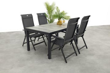 Hartman Milaan/Comino verstelbare tuinset (5-delig) -, Verzenden, Nieuw, Overige materialen, Tuinset