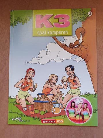 K3 gaat kamperen, Studio 100, Deel 2, Paperback Jan Chalmet, Boeken, Verzenden, Gelezen, Jan Chalmet