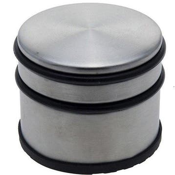 Deurstopper |  7.5 cm x Ø 9 cm (RVS, Rubber), Verzenden, Nieuw
