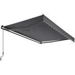 Zonnescherm Ornella mit wandhouder - 250 x 200 cm, donkergri, Verzenden, Nieuw