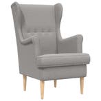 vidaXL Fauteuil Lichtgrijs Stof, Huis en Inrichting, Fauteuils, Verzenden, Nieuw