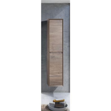 Kolomkast Sanimar Livigno Omkeerbaar Grijs Eiken 160 x 35 x, Ophalen of Verzenden, Nieuw, 25 tot 50 cm, Overige typen