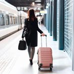 Harde Kofferset Rome - 3-Delig - ABS - Roze, Sieraden, Tassen en Uiterlijk, Koffers, Verzenden, Nieuw