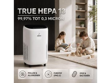 Zenvo ZEN1000 - Luchtreiniger XL - HEPA 13 Filter - CADR 360, Verzenden, Zo goed als nieuw