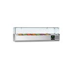 GGM Gastro | Opzetkoelvitrine PREMIUM - 1600x335mm - 7x GN |, Verzenden
