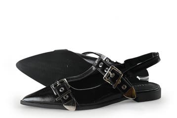 Nelson Ballerinas in maat 38 Zwart, Verzenden, Zwart, Ballerina's, Zo goed als nieuw
