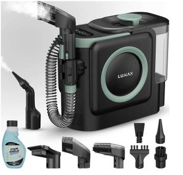2dekans | LUMAN 10 in 1 Tapijtreiniger Pro 1800W - 100°C, Ophalen of Verzenden, Zo goed als nieuw