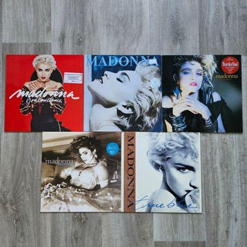 Madonna - 4 x albums + 1 x 12 single - Diverse titels - LP, Nieuw in verpakking