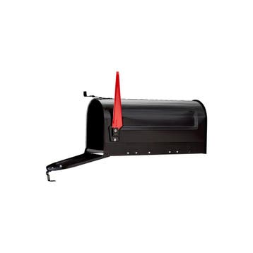 G2 Amerikaanse brievenbus US Mailbox met paal - zwart, Tuin en Terras, Brievenbussen, Verzenden, Nieuw