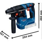 18V SDS-plus boorhamer GBH 18V-18 - Solo Case - Bosch Pro, Doe-het-zelf en Verbouw, Gereedschap | Handgereedschap, Verzenden, Nieuw