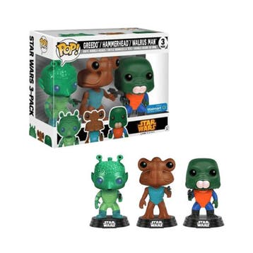 Funko Pop! Star Wars  Greedo, Hammerhead & Walrus Man 3Pack, Verzenden, Nieuw