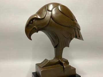 sculptuur, Adelaar in Art Deco stijl - naar Johan Coenraad, Antiek en Kunst