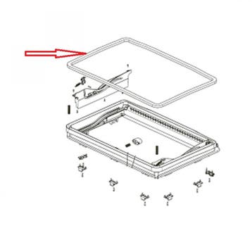 Dometic Midi Heki Afdichtrubber 2,3 mtr, Ophalen of Verzenden, Nieuw