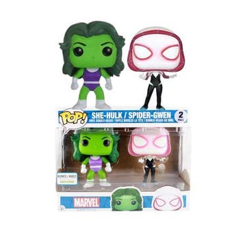 Funko Pop  SheHulk &amp; SpiderGwen  Barnes &amp; Noble, Verzamelen, Poppetjes en Figuurtjes, Verzenden, Nieuw
