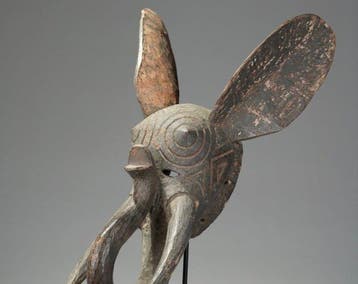 Een houten masker - Gurunsi - Burkina Faso (Zonder
