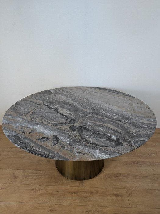 Tafel - Marmer, Brons, Metaal, Antiek en Kunst, Kunst | Designobjecten