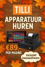 ACTIEPRIJS! -  €89 p.mnd Apparatuur én kassa-software