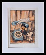 Emma Wildfang - Snoopy with Schuco Nr: 940 Charlie Chaplin -