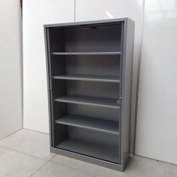 NIEUWE roldeurkast grijs - 198x120x43 cm, Ophalen of Verzenden, Nieuw