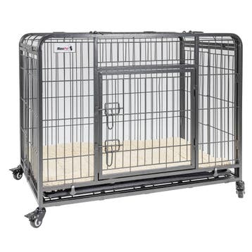 MaxxPet Hondenbench met Plaid - Verrijdbaar - 125x76x81cm, Verzenden, Nieuw