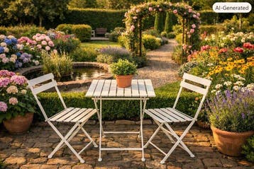 Tuinmeubilair (3) - Antieke ***Franse Bistro Tuinset*** –, Antiek en Kunst, Curiosa en Brocante