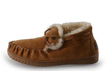 Warmbat Pantoffels in maat 40 Cognac, Overige kleuren, Verzenden, Zo goed als nieuw, Pantoffels of Sloffen