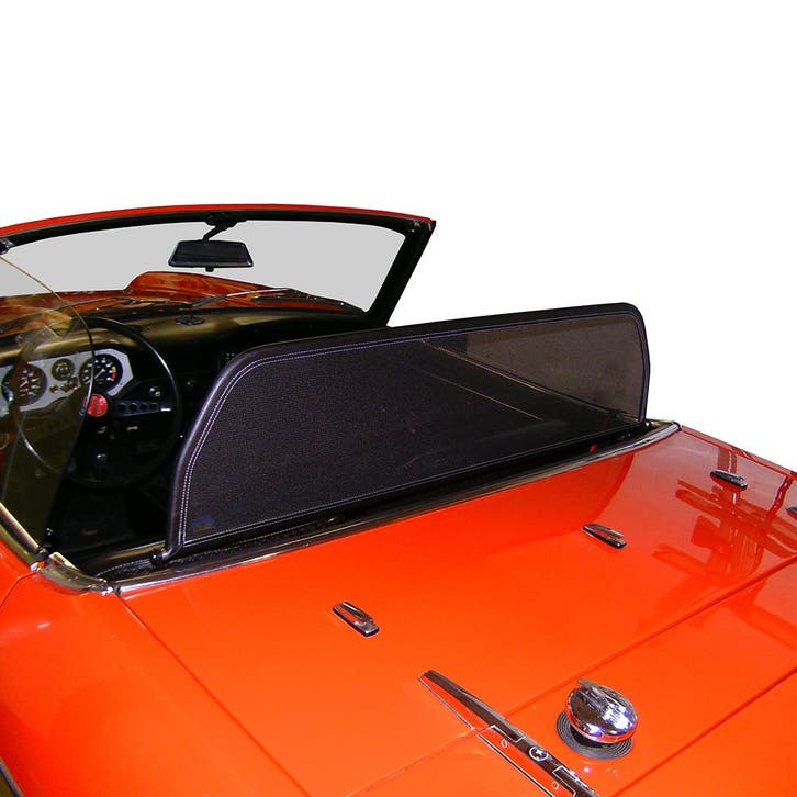 Fiat 850 (1965-1972) Cabrio windscherm Zwart windscherm op, Auto diversen, Overige Auto diversen, Ophalen of Verzenden
