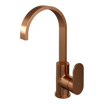 Brauer Copper Edition Hoge Opbouw Wastafelmengkraan met, Ophalen of Verzenden, Nieuw