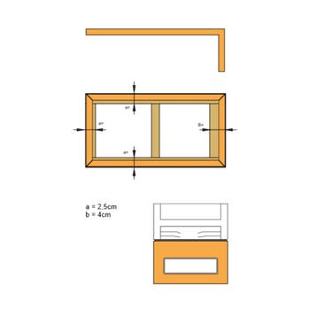 Fonteinset Luca Sanitair Iris 35x18,5x9 cm Omkeerbaar Glans, Ophalen of Verzenden, Nieuw