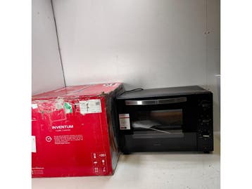 Inventum OV607B - Heteluchtoven - 60 liter - Zwart, Witgoed en Apparatuur, Ovens, Verzenden, Zo goed als nieuw