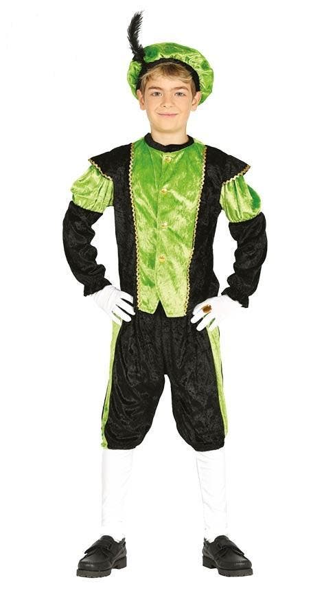 Pietenpak jongen/meisje groen-zwart, Kleding | Dames, Carnavalskleding en Feestkleding, Nieuw, Ophalen of Verzenden