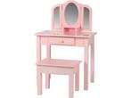 Kaptafel visagie make up meisje opmaaktafel kinderkamer met, Verzenden, Nieuw