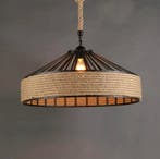 Klassieke Henneptouw Plafondlamp E27 - Industriële Hanglamp, Verzenden, Nieuw