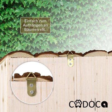 Insectenhotel nestkastje 30,5x9,5x31cm (Tuinieren), Verzenden, Nieuw