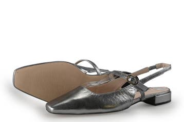 Sacha Loafers in maat 39 Zilver, Kleding | Dames, Schoenen, Overige kleuren, Verzenden, Overige typen, Zo goed als nieuw