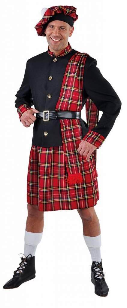 Schots kostuum Bruce elite, Kleding | Heren, Carnavalskleding en Feestkleding, Nieuw, Ophalen of Verzenden