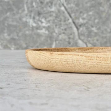 HOCHO Eiken Houten Dienblad – 400x300x20 mm – Hardwax Be, Ophalen of Verzenden, Nieuw
