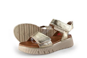 Tamaris Sandalen in maat 38 Goud, Tamaris, Overige kleuren, Verzenden, Sandalen of Muiltjes