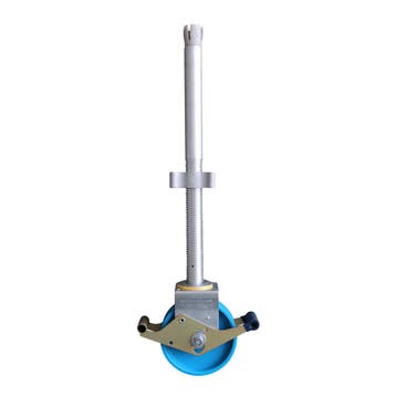 Zwenkwiel nylon 200 mm alu spindel  800 KG, Doe-het-zelf en Verbouw, Verzenden, Nieuw
