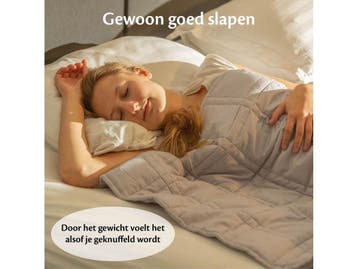 Ella Verzwaringsdeken 11kg - Tweepersoons - 200 x 200cm -, Verzenden, Nieuw