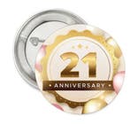 Finally 21 set rosé goud met diadeem, sjerp en grote slinger, Verzenden, Nieuw, Versiering, Verjaardag